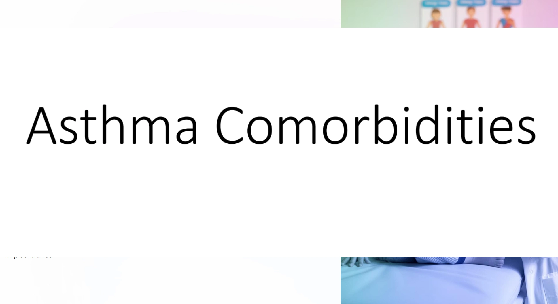 asthma comorbidity
